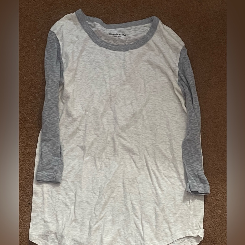 J Crew Base ball Tee